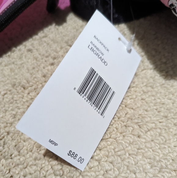 NEW Betsey Johnson Rainbow Panda Backpack - Picture 8 of 12